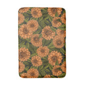 Tapis De Bain Jardin Orange Dahlia (Devant (Vertical))