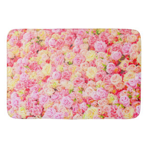 Tapis De Bain Jardin rose