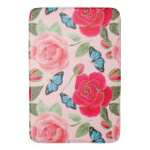 Tapis De Bain Jardin rose victorien (devant Vertical)