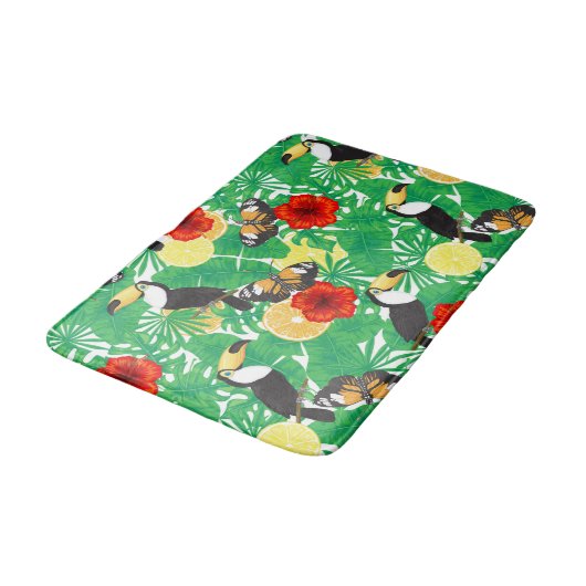 Tapis De Bain Jardin tropical (Angle)