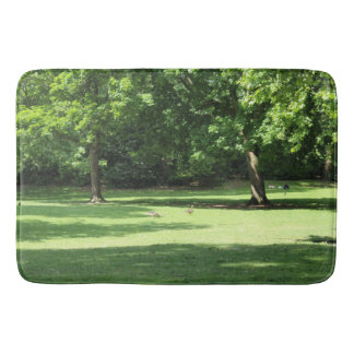 Tapis De Bain Jardin vert Arbres Bain Mat
