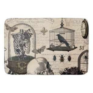 Tapis De Bain Jardin vintage moderne de Halloween