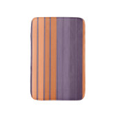 Tapis De Bain Jaune avec motif rayé lilas (Devant (Vertical))