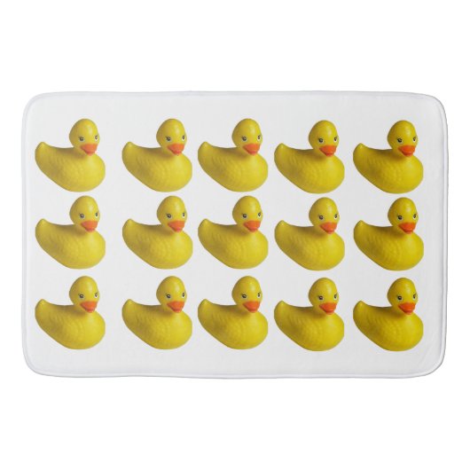 Tapis De Bain Jaune Caoutchouc Canard amusant Enfants Temps de b (Devant)