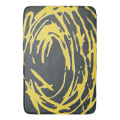 Tapis de bain jaune d'abrégé sur plus lumineux nid (devant Vertical)