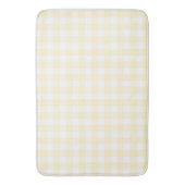 Tapis De Bain Jaune doux En vichy Buffalo Check Plaid (devant Vertical)