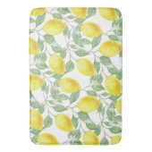 TAPIS DE BAIN JAUNE LEMON MOTIF FRAIS BAIN MAT (devant Vertical)