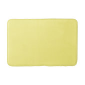 Tapis De Bain Jaune pastel uni d'été (Devant)