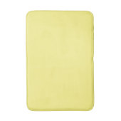 Tapis De Bain Jaune pastel uni d'été (Devant (Vertical))