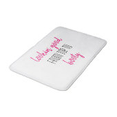 Tapis De Bain Je cherche le bien du haut vers Booty Pink Funny G (Angle)