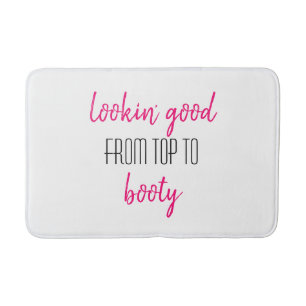 Tapis De Bain Je cherche le bien du haut vers Booty Pink Funny G