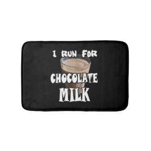 Tapis De Bain Je cours pour le lait chocolaté Running