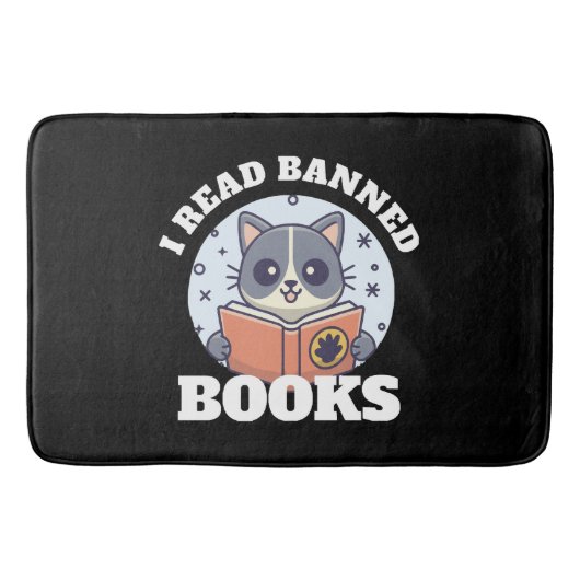 Tapis De Bain Je lis des livres interdits (Devant)