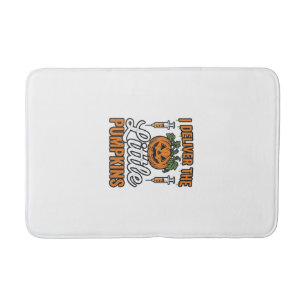 Tapis De Bain Je livre les petits citrouilles Halloween Infirmiè