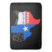 Tapis De Bain Je Me Trouve Avec Le Texas (devant Vertical)