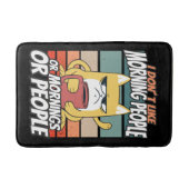 Tapis De Bain Je n'aime pas les matins, les matins ou les gens (Devant)