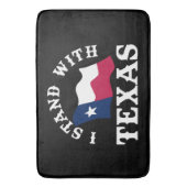 Tapis De Bain Je suis avec le Texas (devant Vertical)