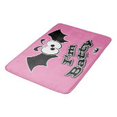 Tapis De Bain Je suis Batty Crazy Eyes (Angle)