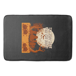 Tapis De Bain Je suis juste ici Boos Halloween Enfants Silhouett