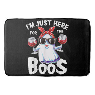Tapis De Bain Je suis juste ici pour le Boos Halloween Women Gho