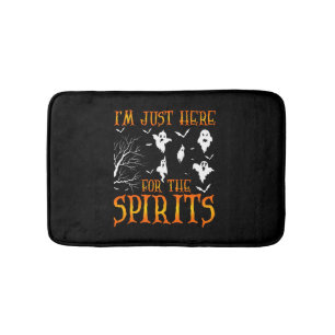 Tapis De Bain JE SUIS JUSTE ICI POUR LES SPIRITS Halloween 2021S