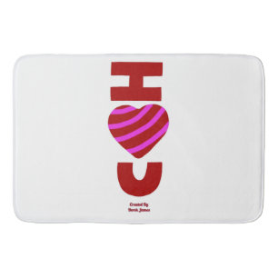 Tapis De Bain Je T'Aime Grand Mat De Bain
