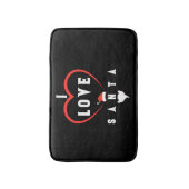 Tapis De Bain Je t'aime Noël Père Noël (Devant (Vertical))