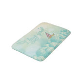 Tapis De Bain Je t'aime voilier (Angle)