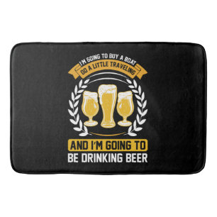 Tapis De Bain Je vais boire de la bière