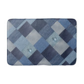 Tapis De Bain Jeans Patchwork Denim Fabric (Devant)