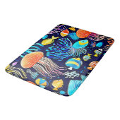 Tapis De Bain Jellyfish & Fish : Plaisir marin profond (Angle)