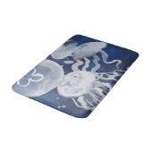 Tapis De Bain Jellyfish sur Arrière - plan de la Marine (Angle)