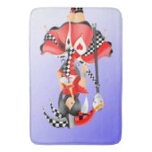 Tapis De Bain Jester et marionnette Roi rouge Bain Mat (devant Vertical)
