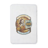 Tapis De Bain Jésus 9999 Emails Non Lus Boîte de Réception Zéro (Devant (Vertical))