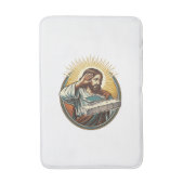 Tapis De Bain Jésus a laissé tomber son téléphone face contre le (Devant (Vertical))