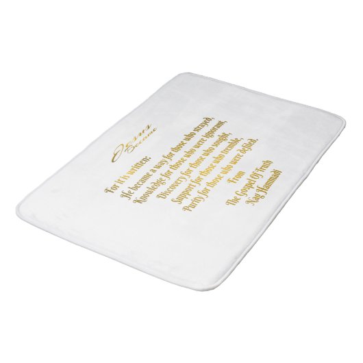 Tapis De Bain Jésus est devenu (Angle)