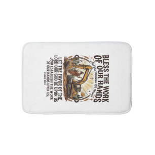 Tapis De Bain Jesus Mécanicien Diesel Équipement Lourd T-Shirt F