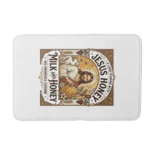 Tapis De Bain Jésus Miel Lait Et Miel Jésus Miel Lait Miel