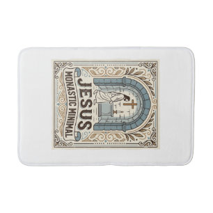 Tapis De Bain Jésus Monastique Minimal Jésus Monastique Minimal
