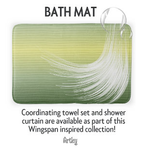 Tapis De Bain Jeu de plateau inspirée Wingspan Gamer Pastel