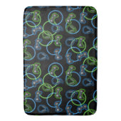 Tapis De Bain Jeu vidéo Neon Blue & Green Motif (devant Vertical)