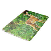 Tapis De Bain Jeune coeur (Angle)