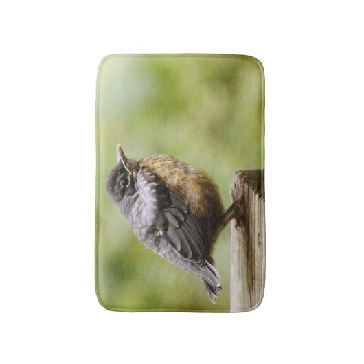 Tapis De Bain Jeune Robin (Devant (Vertical))