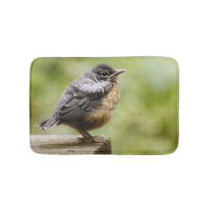 Tapis De Bain Jeune Robin