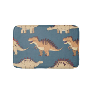 Tapis De Bain Jjurassique préhistorique t rex dinosaure motif