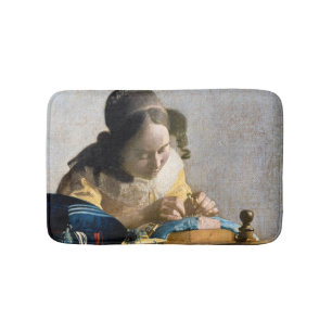 Tapis De Bain Johannes Vermeer - Le Lacemaker