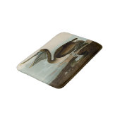 Tapis De Bain John James Audubon Peinture Pélicane Brown (Angle)