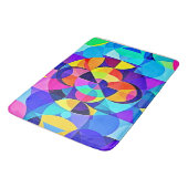 Tapis De Bain Joie géométrique vive (Angle)