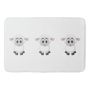 Tapis De Bain Joli agneau de ferme bébé