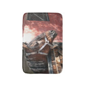 Tapis De Bain Joli Cheval de Baie dans un soleil stable (Devant (Vertical))